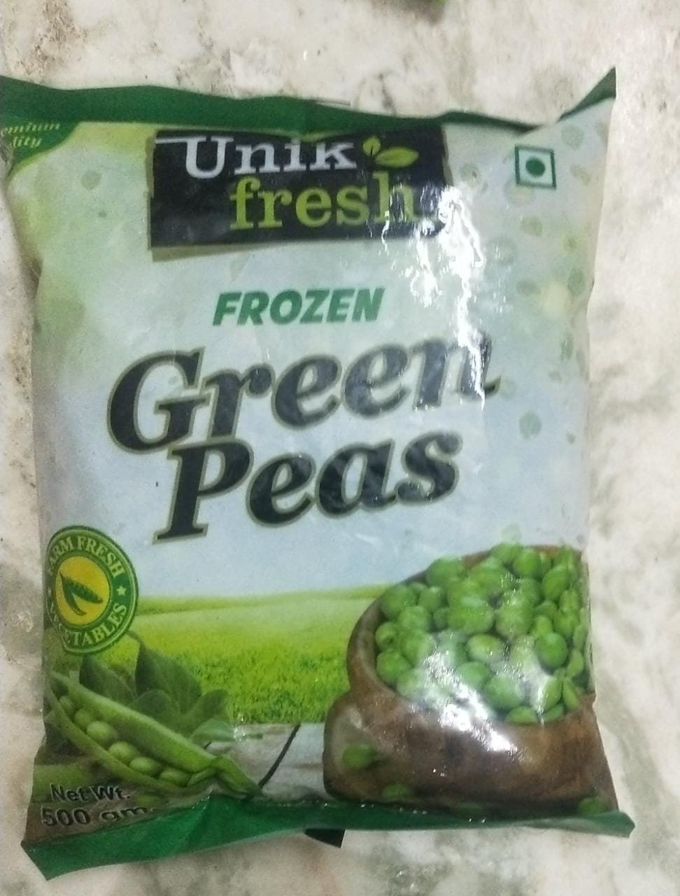 Home Delivery Of Unik Fresh Frozen Green Peas Gram Order Now