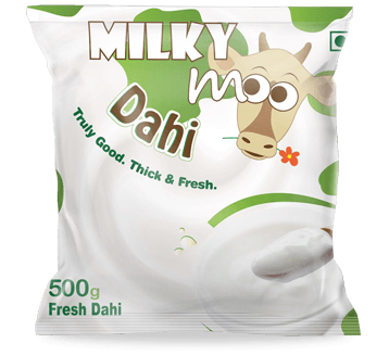 Milky Moo TRULY GOOD CURD/  DAHI- 500 Gram