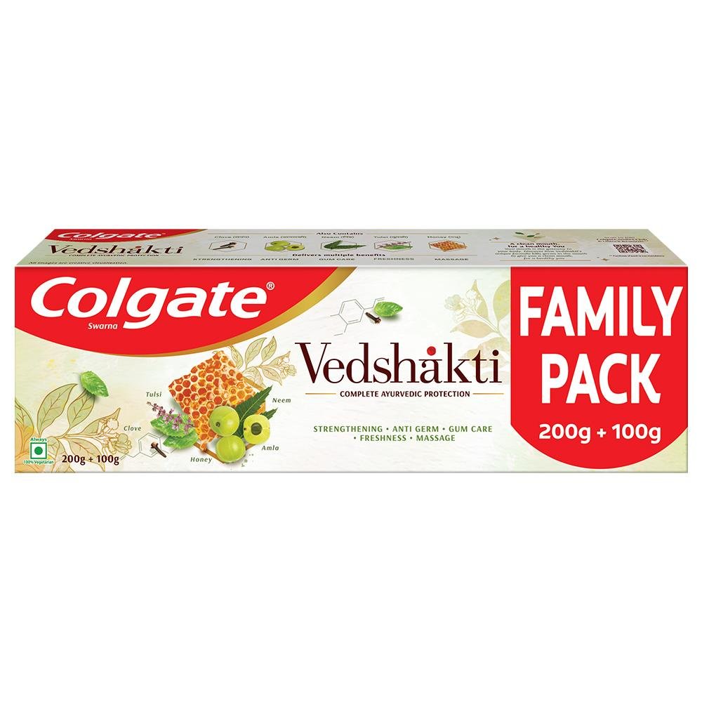 colgate swarna vedshakti neem clove and honey toothpaste 200 g